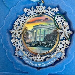 White House Christmas Ornament 2009 In Box